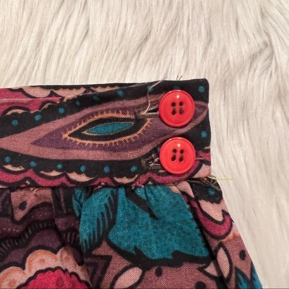 Vintage Cross Country Fashions Midi Skirt Paisley Floral - Picture 8 of 12